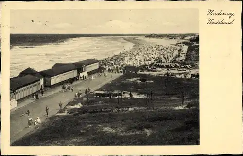 Ak Nordseebad Norderney Ostfriesland, Nordstrand