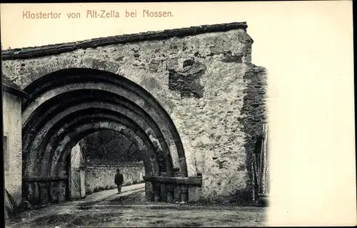 Ak Alt Zella Nossen in Sachsen, Klostertor