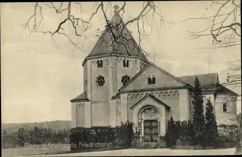 Ak Friedrichsruh Aumühle im Herzogtum Lauenburg, Bismarck Gruftkapelle