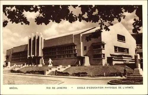 Ak Rio de Janeiro Brasilien, Ecole d'education Physique de l'Armee