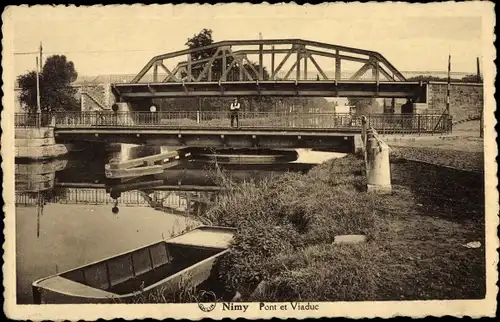 Ak Nimy Hennegau Wallonien, Pont et Viaduc