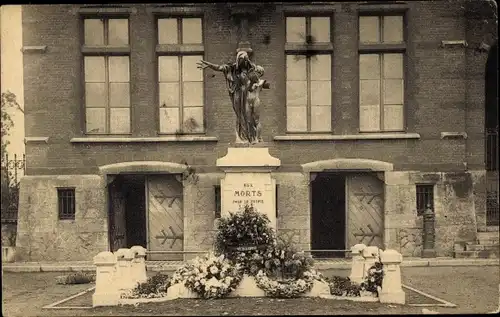 Ak Nimy Hennegau Wallonien, Monument des Combattants