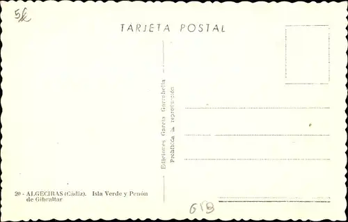 Ak Algeciras Andalusien, Isla Verde und Penon de Gibraltar