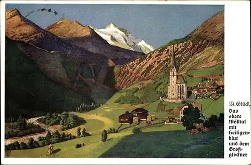 Ak Heiligenblut am Großglockner in Kärnten, Obere Mölltal, Kirche