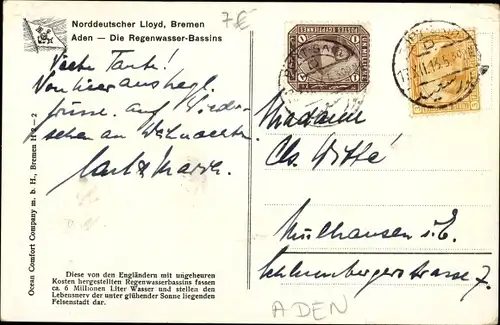 Ak Aden Jemen, Regenwasser Bassins