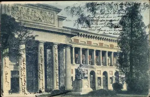 AK Madrid, Spanien, Museum für Gemälde und Statue von Velázquez