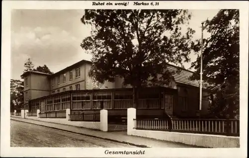 Ak Niendorf Timmendorfer Strand, Gesamtansicht des Diakonissenhaus Nazareth