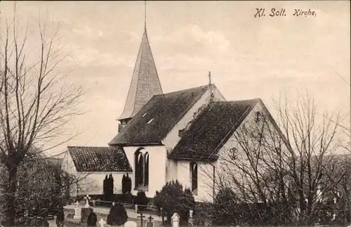 Ak Kleinsolt Freienwill in Schleswig Holstein, Kirche