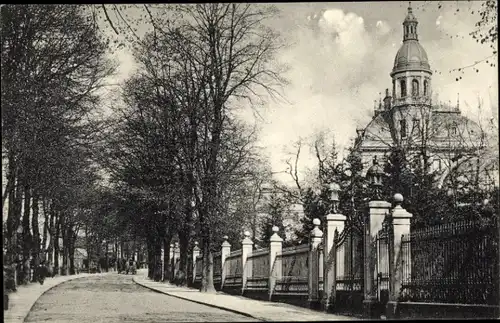 Ak Hamburg Bergedorf, Wentorfer Straße, Kirche