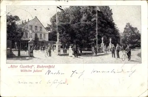 Ak Hamburg Altona Bahrenfeld, Alter Gasthof, Endstation der Linien 31, 22
