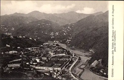 Ak Genova Genua Liguria, Panorama