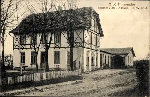 Ak Groß Timmendorf Ostseebad Timmendorfer Strand, Gasthof zum Landhaus