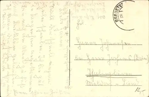 Ak Breklum in Nordfriesland, Geschäftshaus