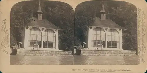 Stereo Foto Kanton Uri, Tellskapelle am Vierwaldstättersee