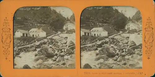 Halt gegen das Licht Stereo Foto Luz Saint Sauveur Hautes Pyrénées, A Cauterets