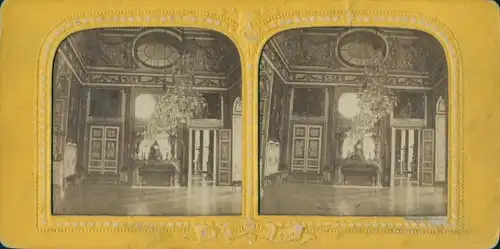 Halt gegen das Licht Stereo Foto Versailles Yvelines, Salon de l'Œil de Bœuf