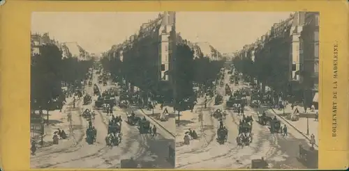 Stereo Foto Paris I Louvre, Boulevard de la Madeleine