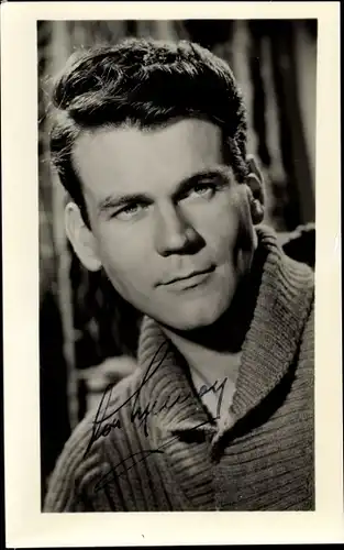 Foto Schauspieler Don Murray, Portrait, Autogramm