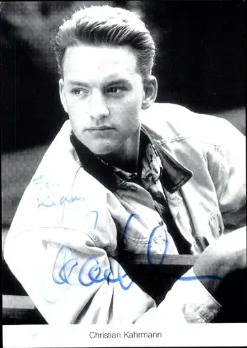 Ak Schauspieler Christian Kahrmann, Portrait, Autogramm