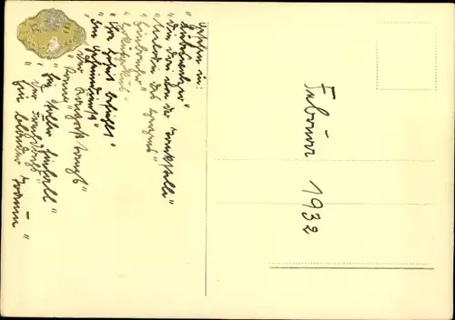 Ak Schauspieler Willy Fritsch, Portrait, Ross 598, Tennisschläger, Autogramm