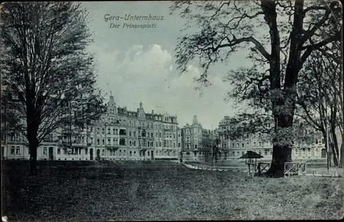 Ak Untermhaus Gera in Thüringen, Prinzenplatz