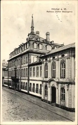 Ak Höchst Frankfurt am Main, Rathaus, Bolongaro