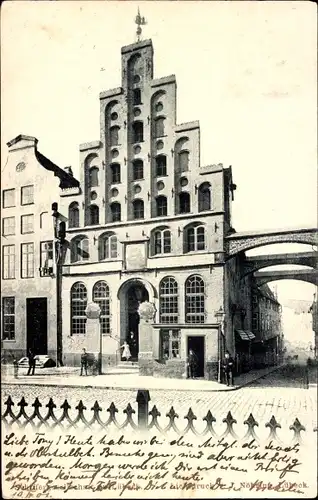 Ak Hansestadt Lübeck, Schiffergesellschaft