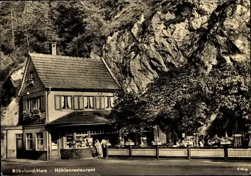 Ak Rübeland Oberharz am Brocken, Höhlenrestaurant