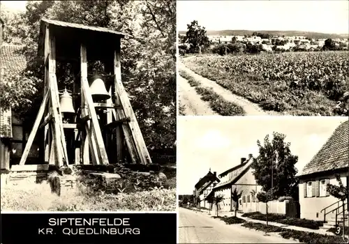 Ak Siptenfelde Harzgerode am Harz, Glockenstuhl, Güntersberger Straße