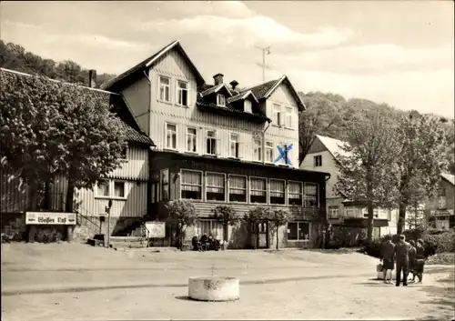 Ak Altenbrak Thale im Harz, FDGB-Erholungsheim Weißes Roß