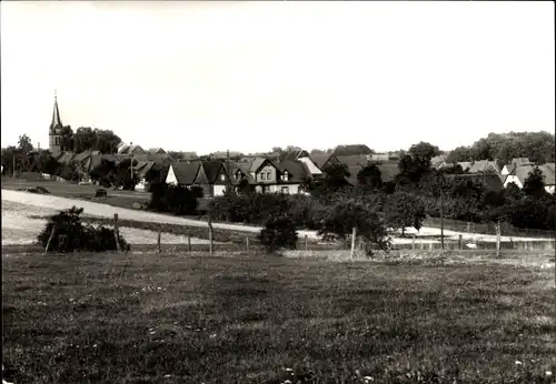 Ak Neudorf Harzgerode am Harz, Panorama