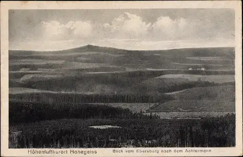 Ak Hohegeiß Braunlage im Oberharz, Ebersberg, Achtermann