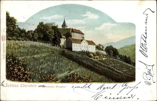 Ak Gernsbach im Schwarzwald, Schloss Eberstein