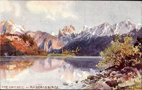 Künstler Ak Tirol, Hechtsee, Kaisergebirge