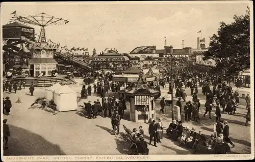 Ak Wembley Brent London England, Vergnügungspark, British Empire Exhibition