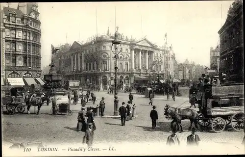 Ak West End London City England, Piccadilly Circus