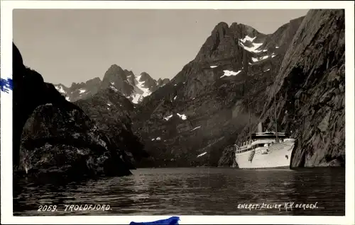 Ak Norwegen, Trollfjord, Troldfjord, Schiff