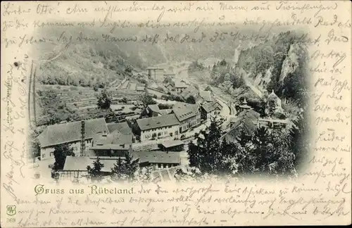 Ak Rübeland Oberharz am Brocken, Gesamtansicht