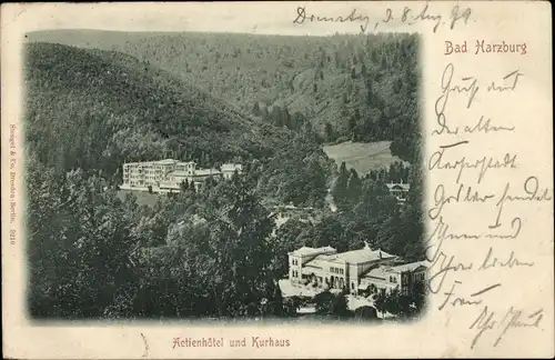 Ak Bad Harzburg am Harz, Actienhotel, Kurhaus