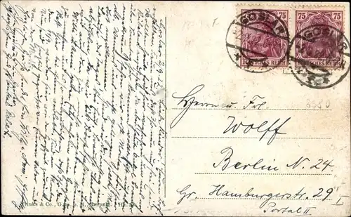 Ak Goslar am Harz, Frankenplan