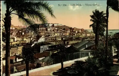 Ak Lisboa Lissabon Portugal, Vista Geral