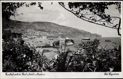 Ak Funchal Insel Madeira Portugal, visto do Reid's Hotel