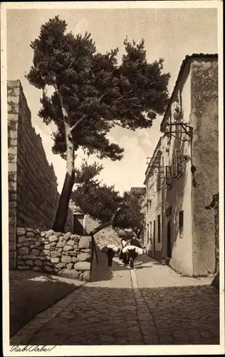 Ak Rab Arbe Kroatien, Straßenpartie