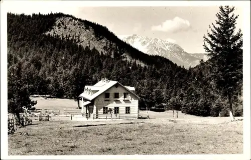 Ak Grünbach Hohe Wand Niederösterreich, Stoanwandler Hütte
