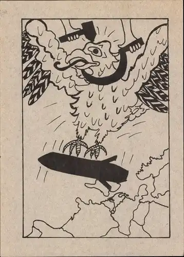 Ak Hammer und Sichel, gegen russische Atombomben