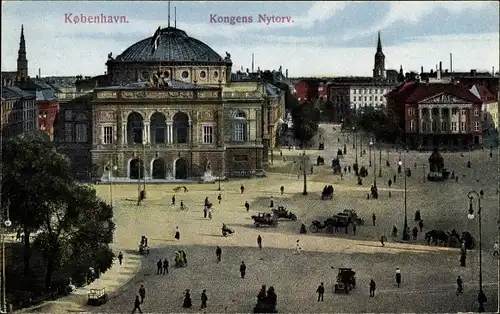 Ak København Kopenhagen Dänemark, Kongens Nytorv