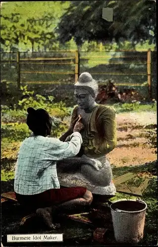 Ak Burma Myanmar, burmesischer Idolmacher