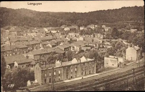 Ak Longuyon Lothringen Meurthe et Moselle, Bahnhof