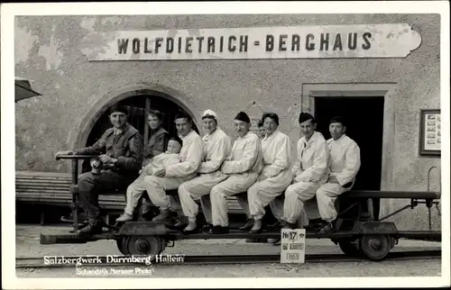 Ak Bad Dürrnberg bei Hallein in Salzburg, Salzbergwerk, Wolfdietrich-Berghaus