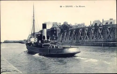 Ak Dieppe Seine Maritime, Le Mercure